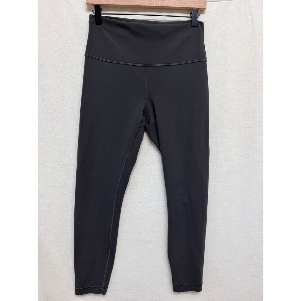 Lululemon Wunder Under High Rise Tight 25 Charcoal Gray Legging Women 6 Luxtreme